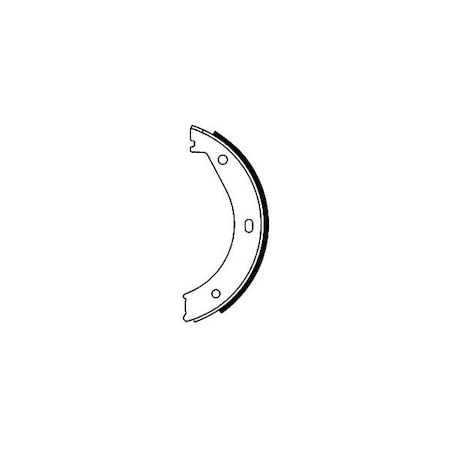 Pagid Brakes Parking Brake Shoe Set, 355050311 355050311